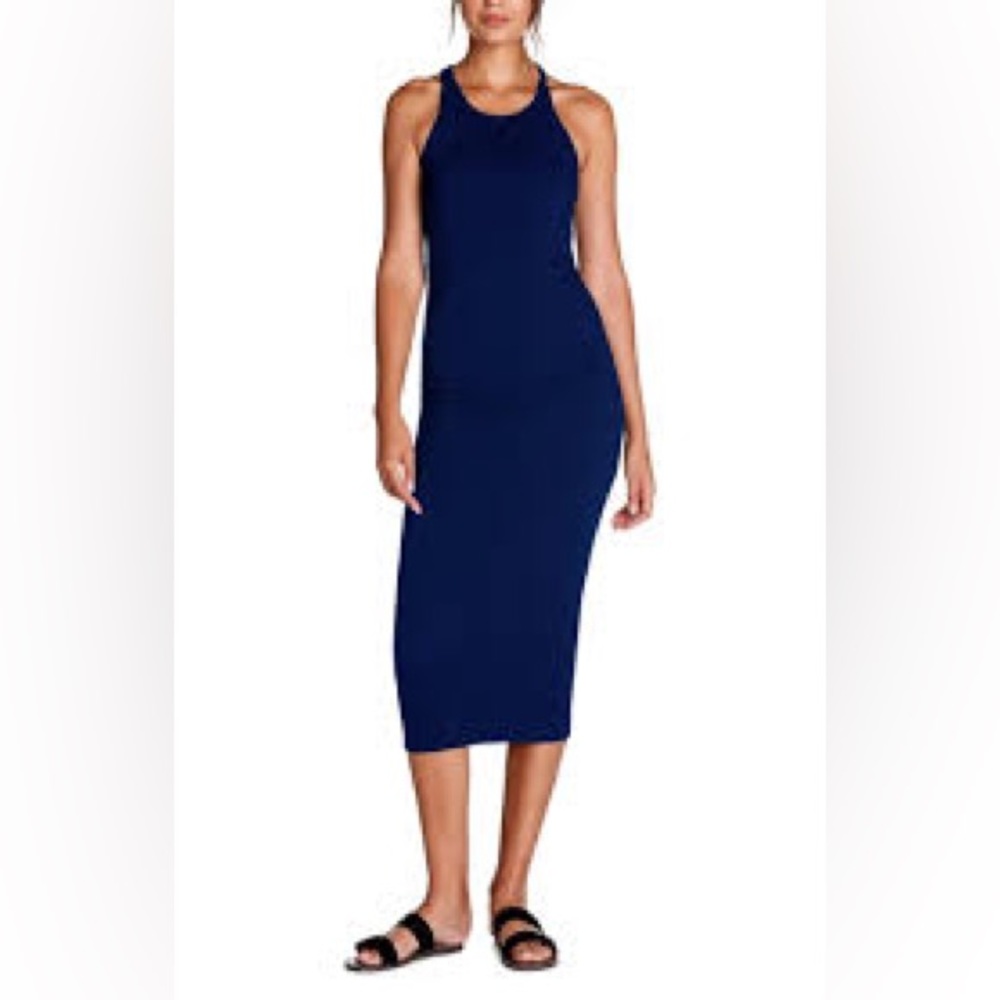 Michael Stars M Racerback Midi Jersey Dress